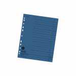 Falken Trennblätter, 24 x 30cm, 230g/m², durchgefärbt, 100er Poly blau