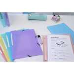 Sammelm 3Kl PP A4 Chrom Pastel Lila