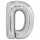 Folienballon Buchstabe D 194099034647
