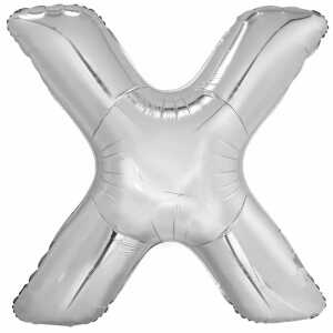 Folienballon Buchstabe X 194099034845