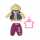 Zapf Creation 832615 BABY born Outfit mit Hoody 43cm - Puppenkleidung