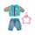 Zapf Creation 833599 BABY born Outfit mit Jacke 43cm - Puppenkleidung