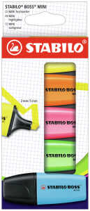 STABILO BOSS MINI 5er Etui 4006381583077