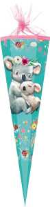 Nestler Schultüte Tüllv. 85 cm 6-eckig Koalafam.