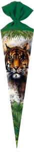 Nestler Schultüte Filzv. 70 cm rund Tiger