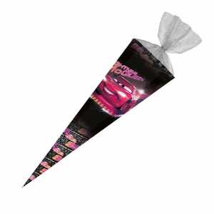 Nestler Schultüte Tüllv. 85 cm 12-eck LED Cars Double Disney