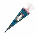 Nestler Schultüte Organza 70 cm rund Glitz...