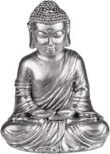 OOTB Sitzende Deko-Figur Buddha ca. 14 x 11 cm