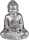 OOTB Sitzende Deko-Figur Buddha ca. 14 x 11 cm