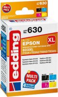 Edding Tintenpatrone EDD-630 ersetzt Epson 603XL Multipack 4