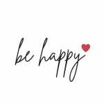 Motivserviette 33x33cm Bio be Happy PAPER+DESIGN 198112