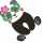 Motivserviette Panda gestanzt PAPER+DESIGN 198232 33 cm