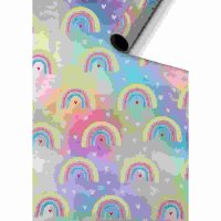 Stewo Geschenkpapier 1 Rolle 70 x 150 cm Regenbogen Bunt