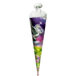 Roth Schultüte 70cm Magic Pegasus rund Filzverschluss Rot(h)-Spitze