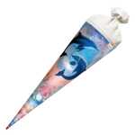 Roth Schultüte 70cm rund Delfine Glitter