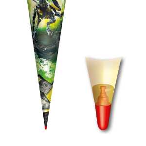 Roth Schultüte 70cm rund Robo-Rex Folie