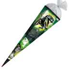 Roth Schultüte 85cm eckig Robo-Rex Folie u Silbertüll