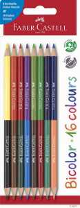 Faber Castell Buntstift Bicolor Mine 3,25 mm 8er Blister