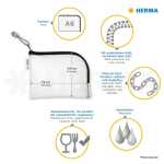 Herma Universaltasche Etui A6+ 19 x 14 cm blau