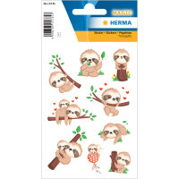 Herma Sticker MAGIC Tiere Das kleine Faultier Transpuffy...