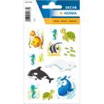 Herma Sticker DECOR Tiere Walfamilie und Freunde 1 Bl