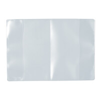 Herma Ausweishülle klappbar PP transparent 110 x 157 mm für Din A6 10 Stück