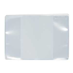 Ausweishülle klappbar PP transparent 80 x 113 mm für Din A7 10 Stück