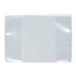 Ausweishülle klappbar PP transparent 80 x 113 mm...