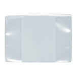 Ausweishülle klappbar PP transparent 80 x 113 mm für Din A7 10 Stück