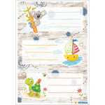 Herma Schuletiketten 76 x 35 mm Sandkastenfreunde 3 Bl 9...