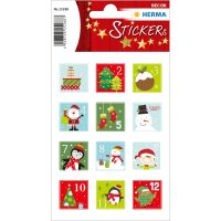 Herma DECOR Sticker ADVENTSKALENDERZAHLEN KINDER,BEGL.