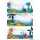Herma Schuletiketten 76 x 35 mm Dinos 3 Bl 9 Etik.