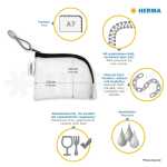 Herma Universaltasche Etui A7+ 14 x 11 cm grün