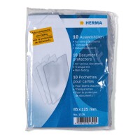 Herma Ausweishülle PP transparent 85 x 125 mm für viele Dokumente 10 Stück