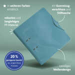 BRUNNEN 1020437056 | Ordner | „WAVE“ | 7 cm | türkis