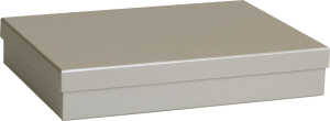 Geschenkkarton Uni silber 2551 7821 93 33x24x6cm