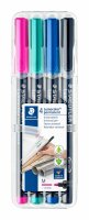 Staedtler Folienstift Lumocolor M perm 4St