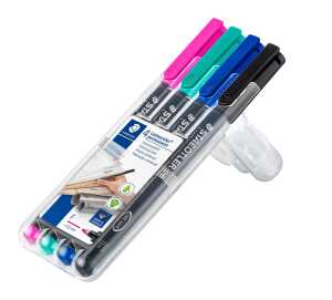 Staedtler Folienstift Lumocolor F perm 4St 4007817085370