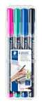 Staedtler Folienstift Lumocolor F perm 4St 4007817085370