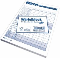 RNK Würfelblock DIN A6 1x111 Bl