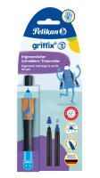 Pelikan Tintenschr.griffix T2NBKR NeonBlack für...