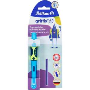 Pelikan Füllhalter griffix P2NBR NeFrBlue A für Rechtshänder