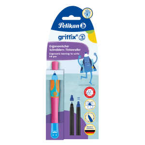 Pelikan Tintenschr.griffix T2LPR LovelyPink für Rechtshänder