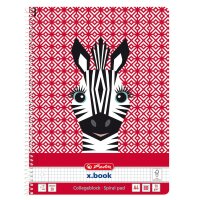 Herlitz Spiralblock A4 Lineatur 28 Cute Animals Zebra