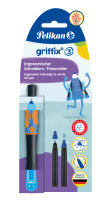 Pelikan Tintenschreiber griffix T2NBKL NeonBlack L...