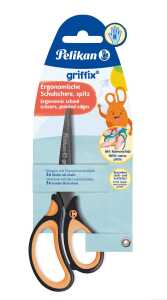 griffix® Schulschere spitz für Rechtshänder, NeonBlack