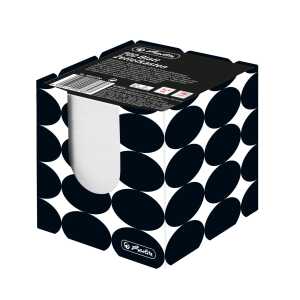 Herlitz Zettelkasten Just Black 9x9cm 700Bl m Deckblatt eingeschweißt