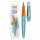 Herlitz Schulfüllhalter my.pen M-Feder türkis/orange M