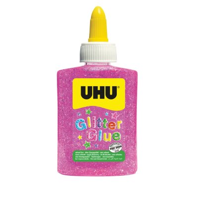 UHU Glitter Glue Flasche 88,5ml/90g pink