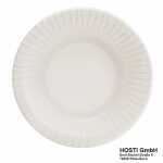 HOSTI Pappschüssel D19x4cm 480ml weiß 10er